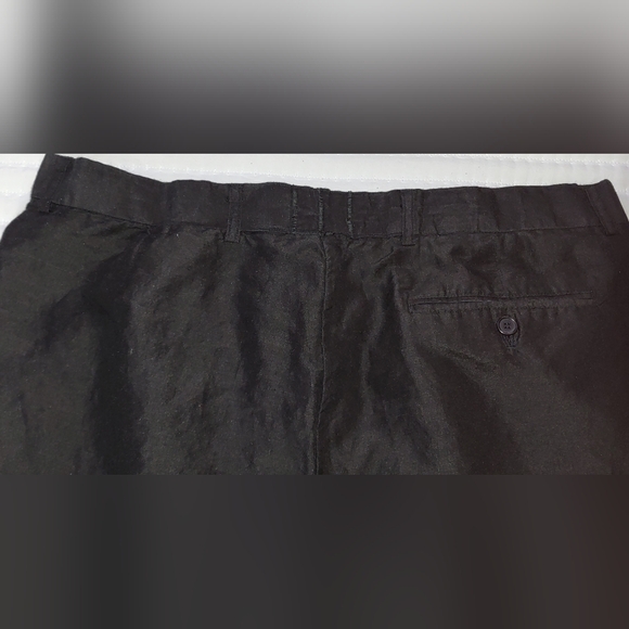 KENSONEX Ramie Silk Peated Shorts Mens 38 Waist 10" Inseam - Picture 3 of 6